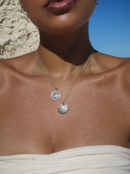 Sun Shell Necklace in Sterling Silver | Malakai the Label