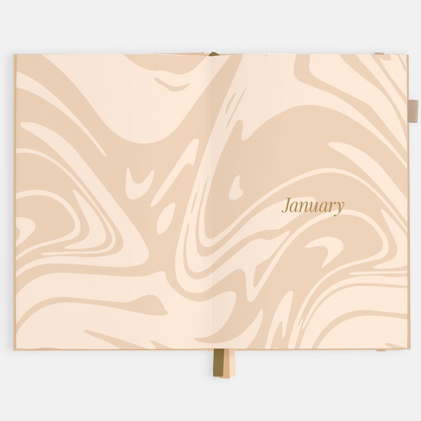 Fox & Fallow - 2026 Taupe A5 Horizontal Planner