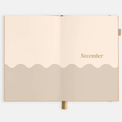 Fox & Fallow - 2026 Taupe A5 Horizontal Planner