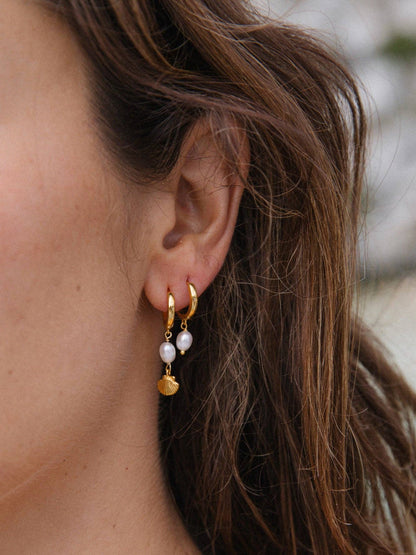 Cora Hoops in 18k Gold | Malakai the Label