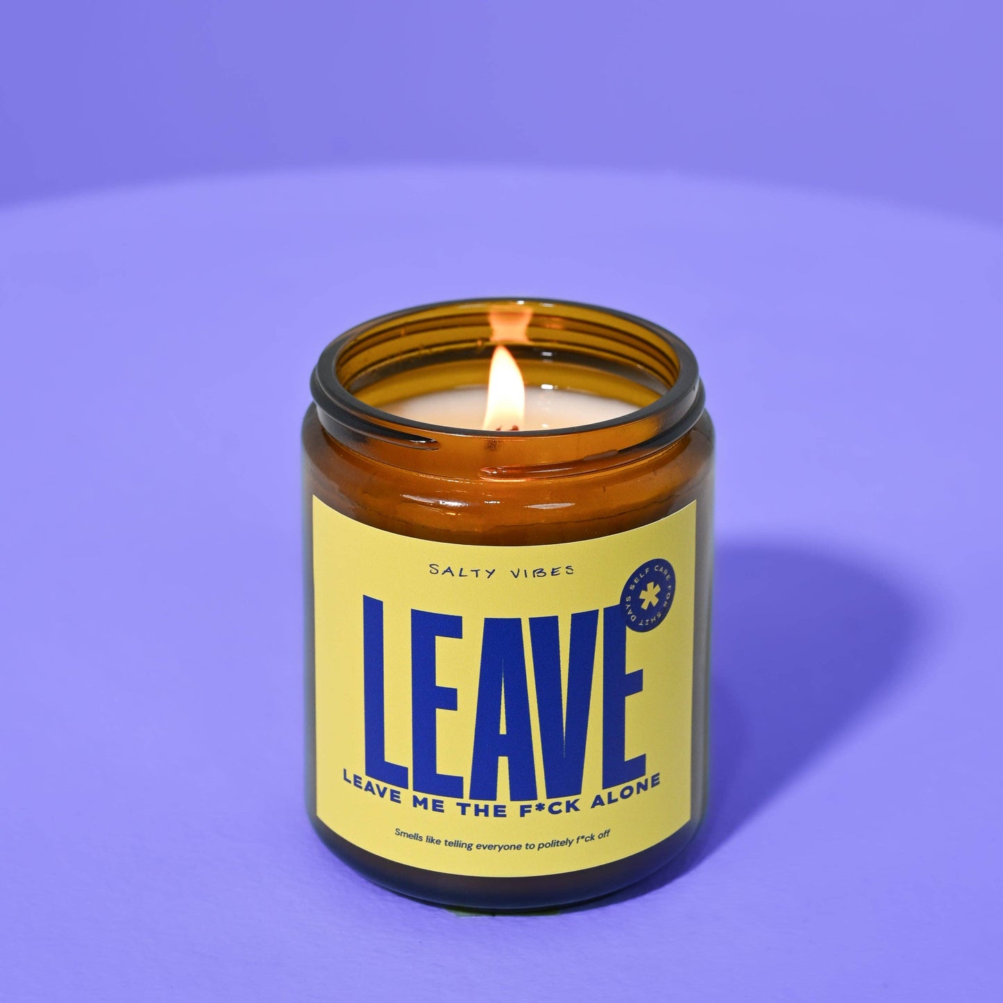 SOY CANDLE | LEAVE ME THE FUCK ALONE 200G | Salty Vibes