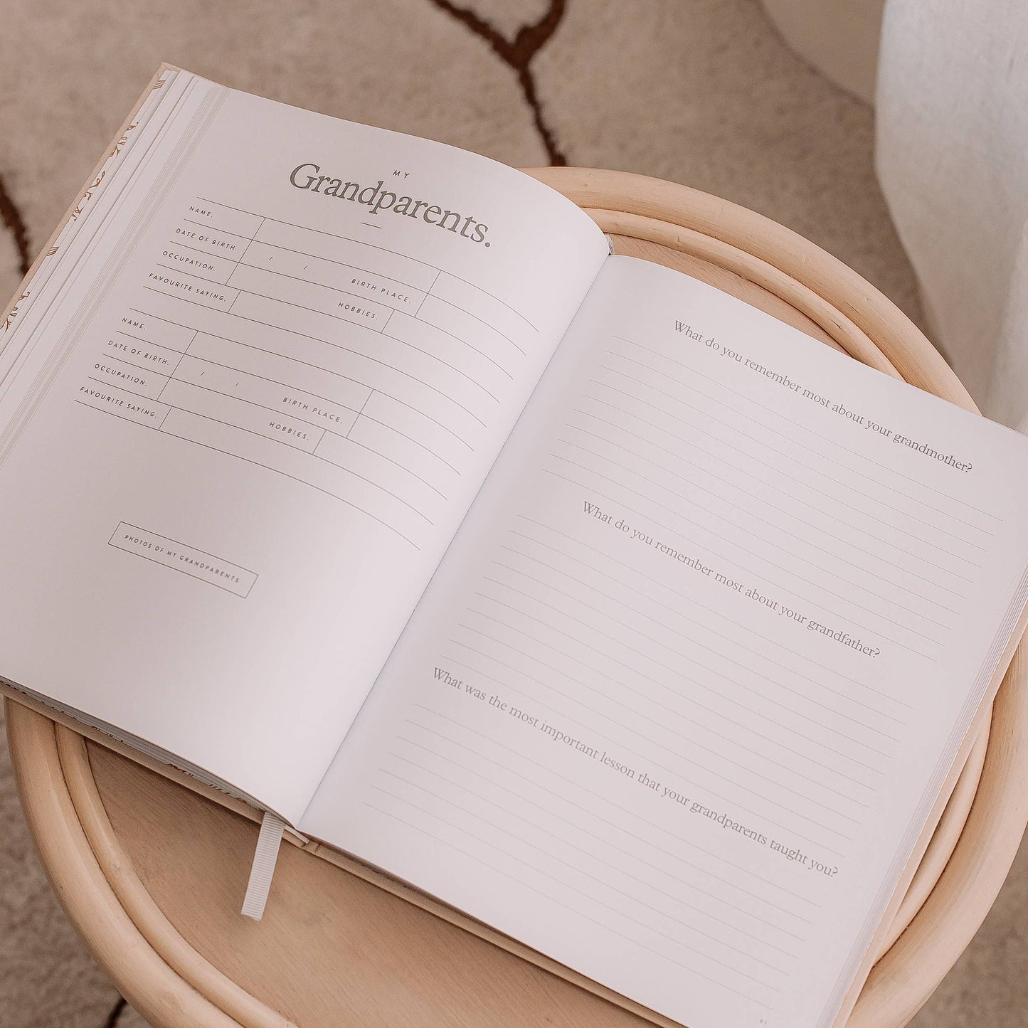 This Is My Story Memoir Journal Cream | Fox & Fallow