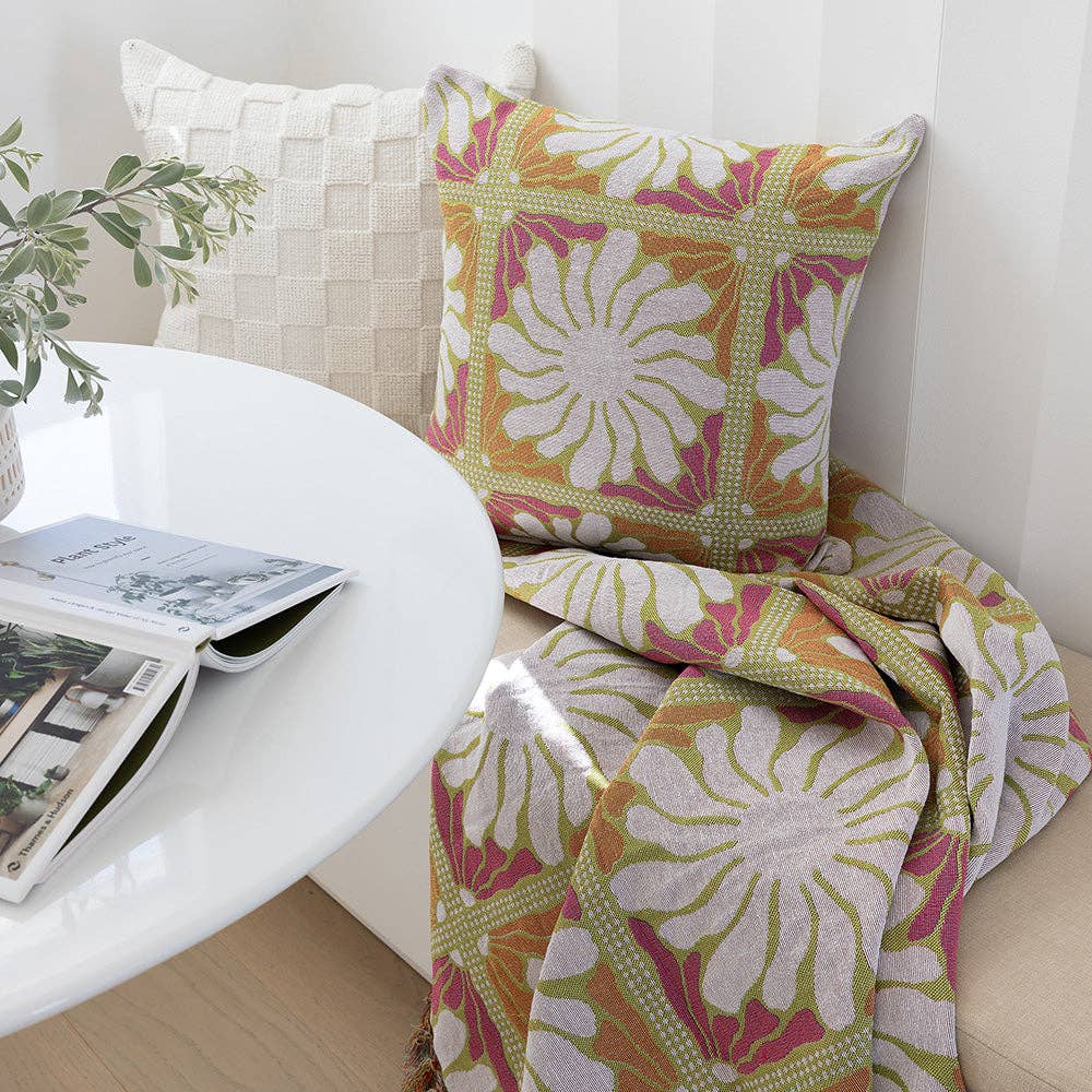 Bambury - Zinnia Throw Blanket - Sorbet