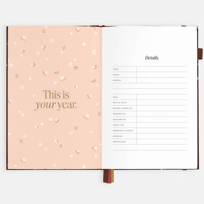 Fox & Fallow - 2026 Wisteria A5 Vertical Planner