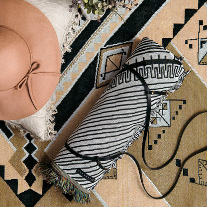 'Nowhere Man' Woven Picnic Rug/Throw: Large 170x200cm | HENDEER