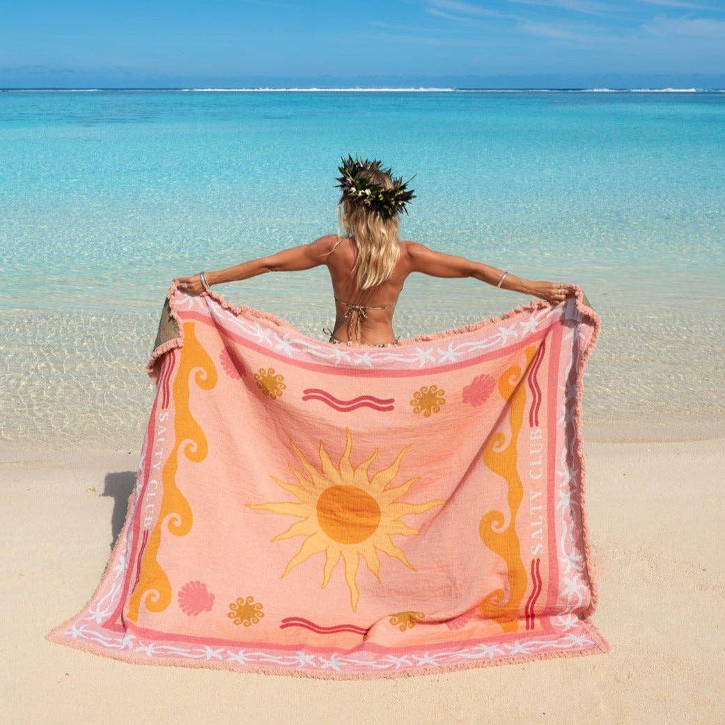 Sunni Scenes - Salty Luxe Travel Rug