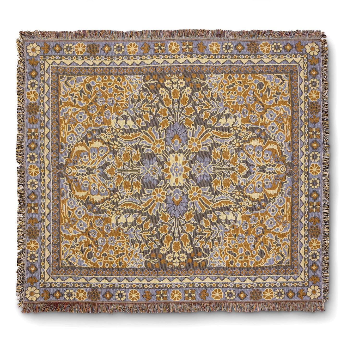 'Every Little Thing' Woven Picnic Rug/Throw: Large 170x200cm | HENDEER