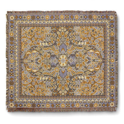 'Every Little Thing' Woven Picnic Rug/Throw: Large 170x200cm | HENDEER