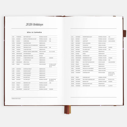 Fox & Fallow - 2026 Wisteria A5 Vertical Planner