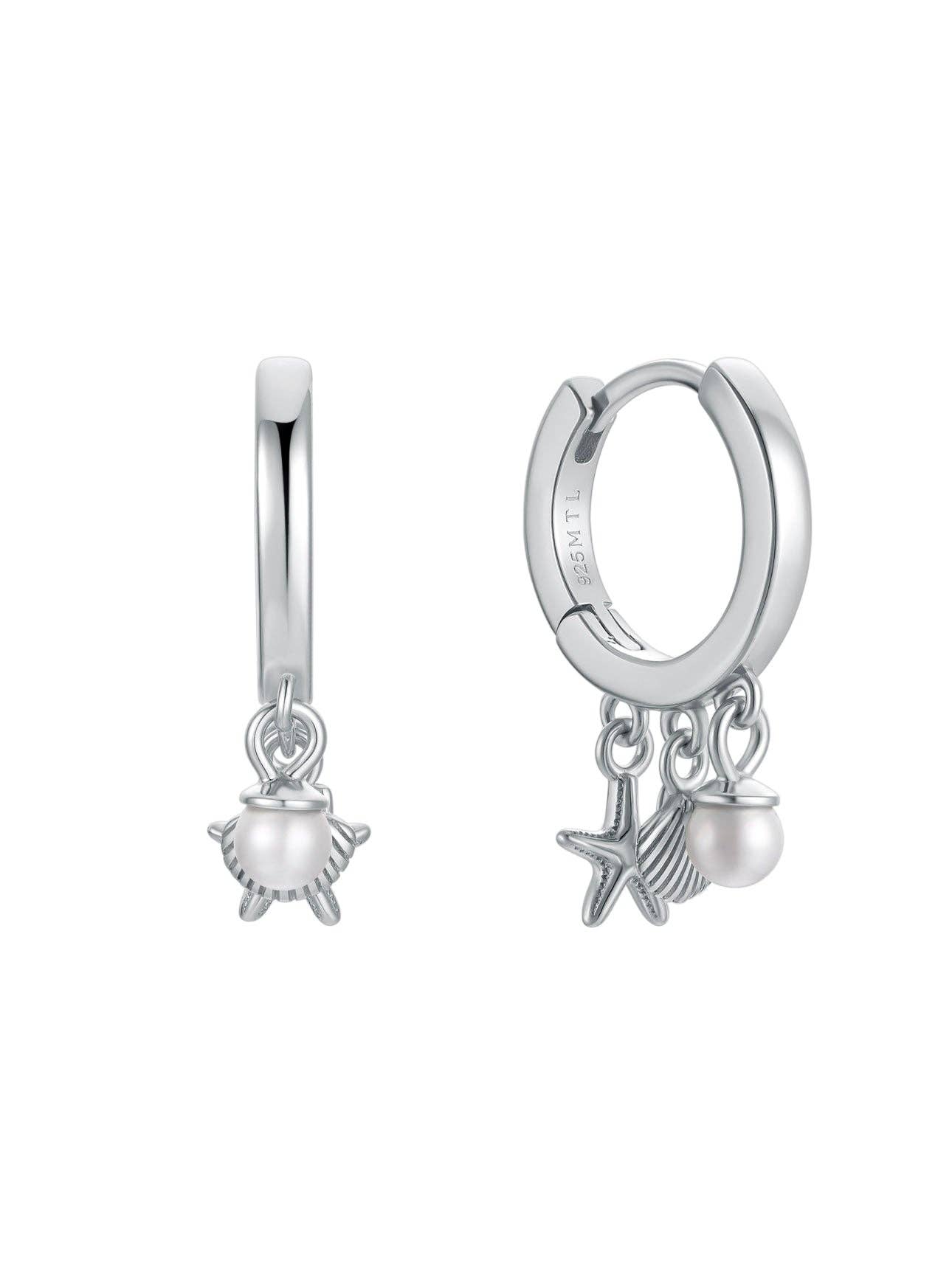 Oceanic Hoops in Sterling Silver | Malakai the Label