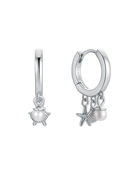 Oceanic Hoops in Sterling Silver | Malakai the Label