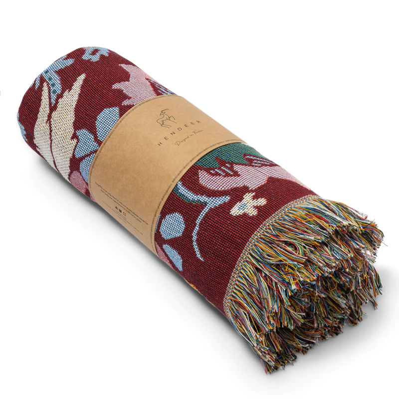 'Magical Mystery' Woven Picnic Rug/Throw Large 170x200cm - HENDEER