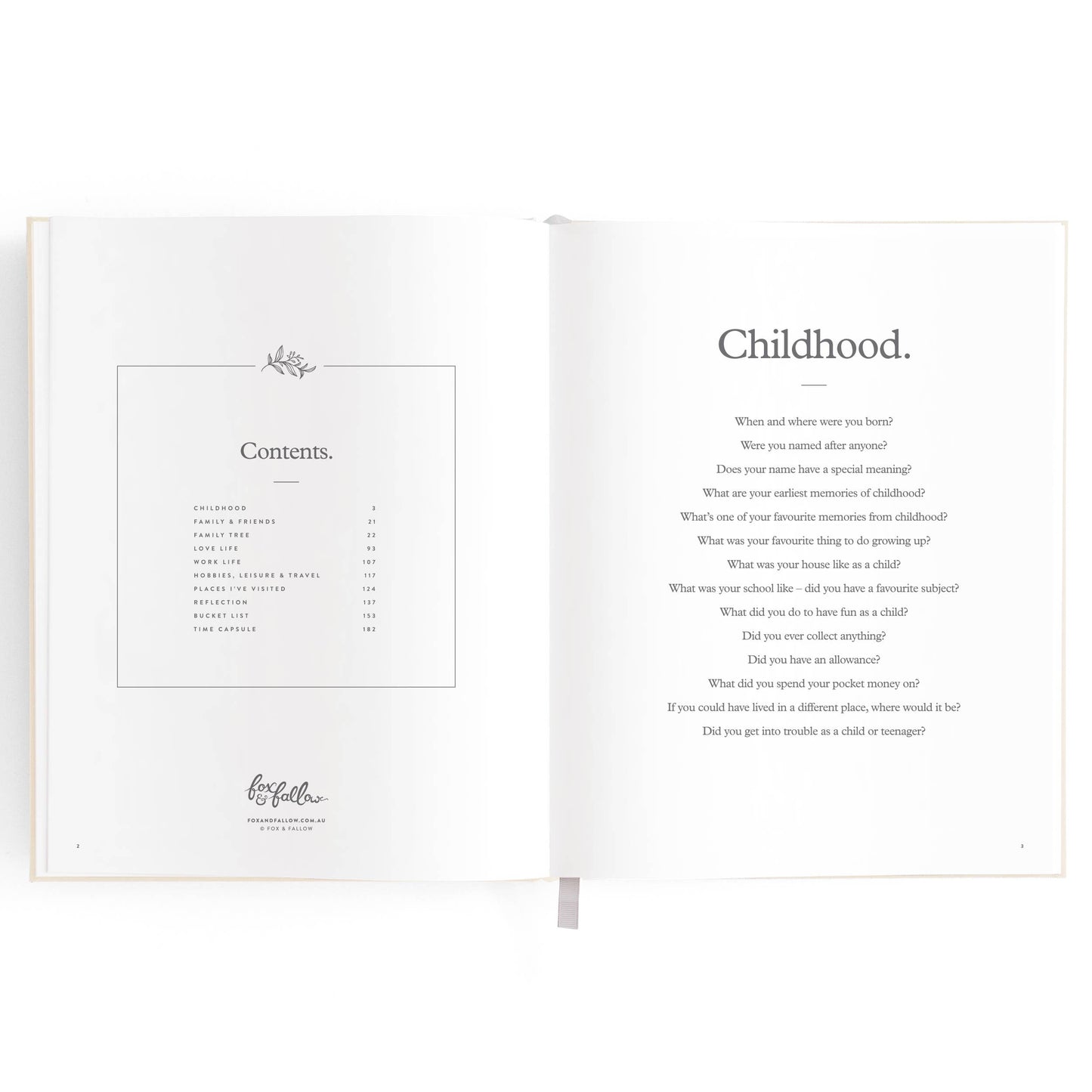 This Is My Story Memoir Journal Cream | Fox & Fallow