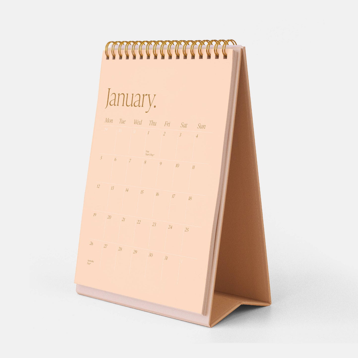 Fox & Fallow - 2026 Minimal Desk Calendar