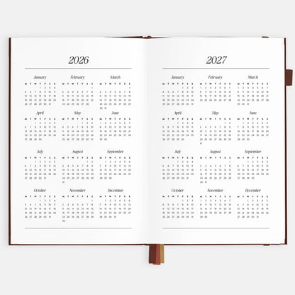 Fox & Fallow - 2026 Chocolate A5 Vertical Planner