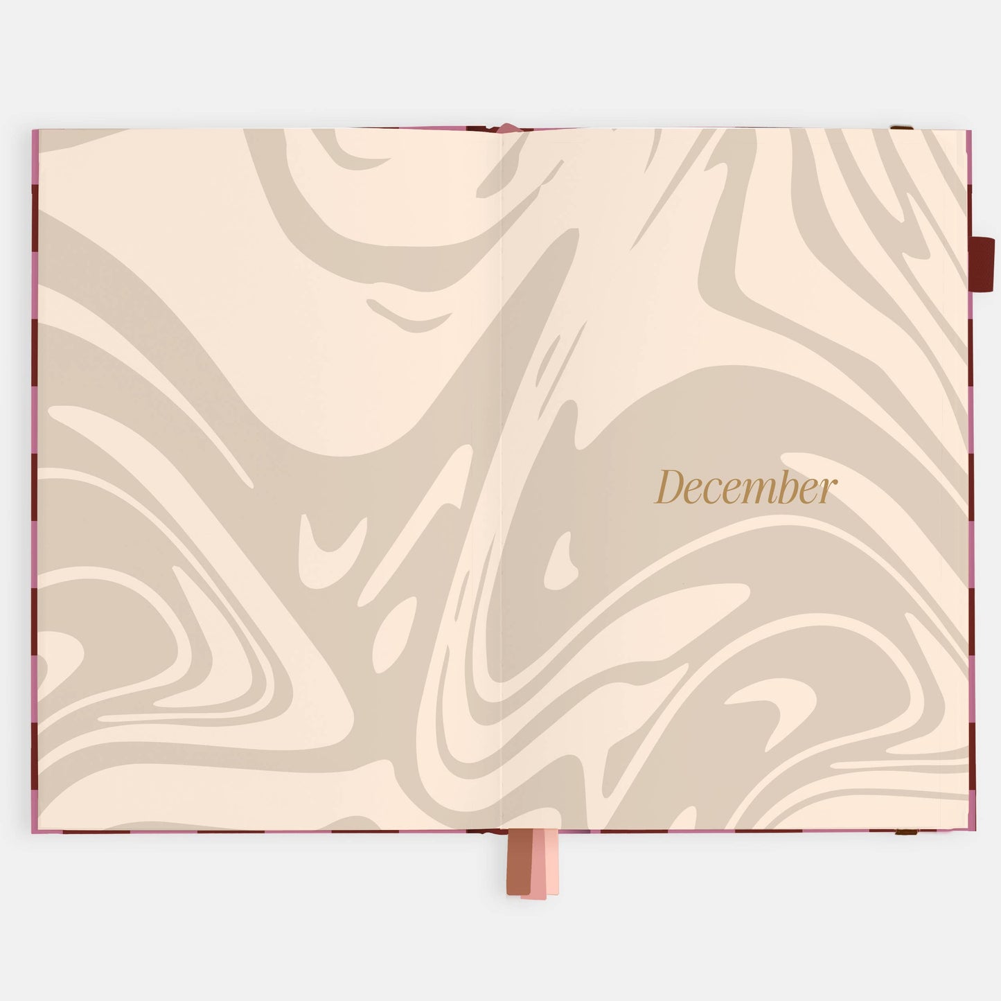 Fox & Fallow - 2026 Cherry Check A5 Horizontal Planner