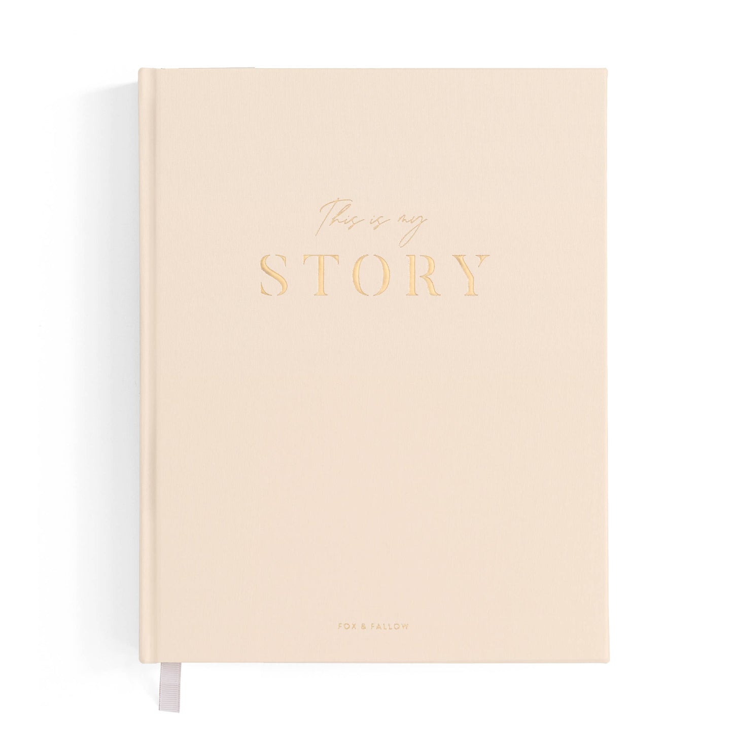 This Is My Story Memoir Journal Cream | Fox & Fallow