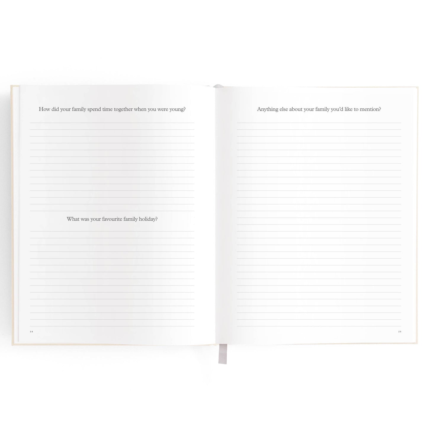 This Is My Story Memoir Journal Cream | Fox & Fallow