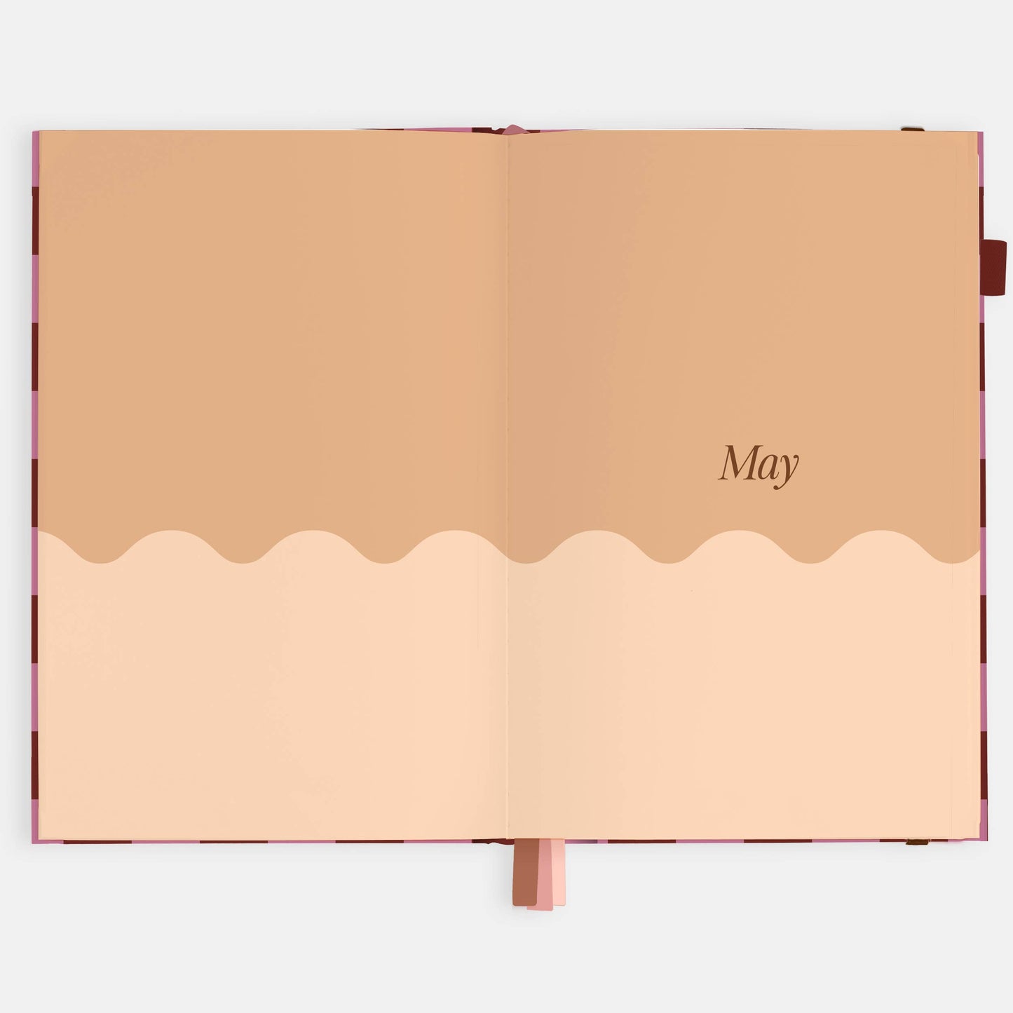Fox & Fallow - 2026 Cherry Check A5 Horizontal Planner
