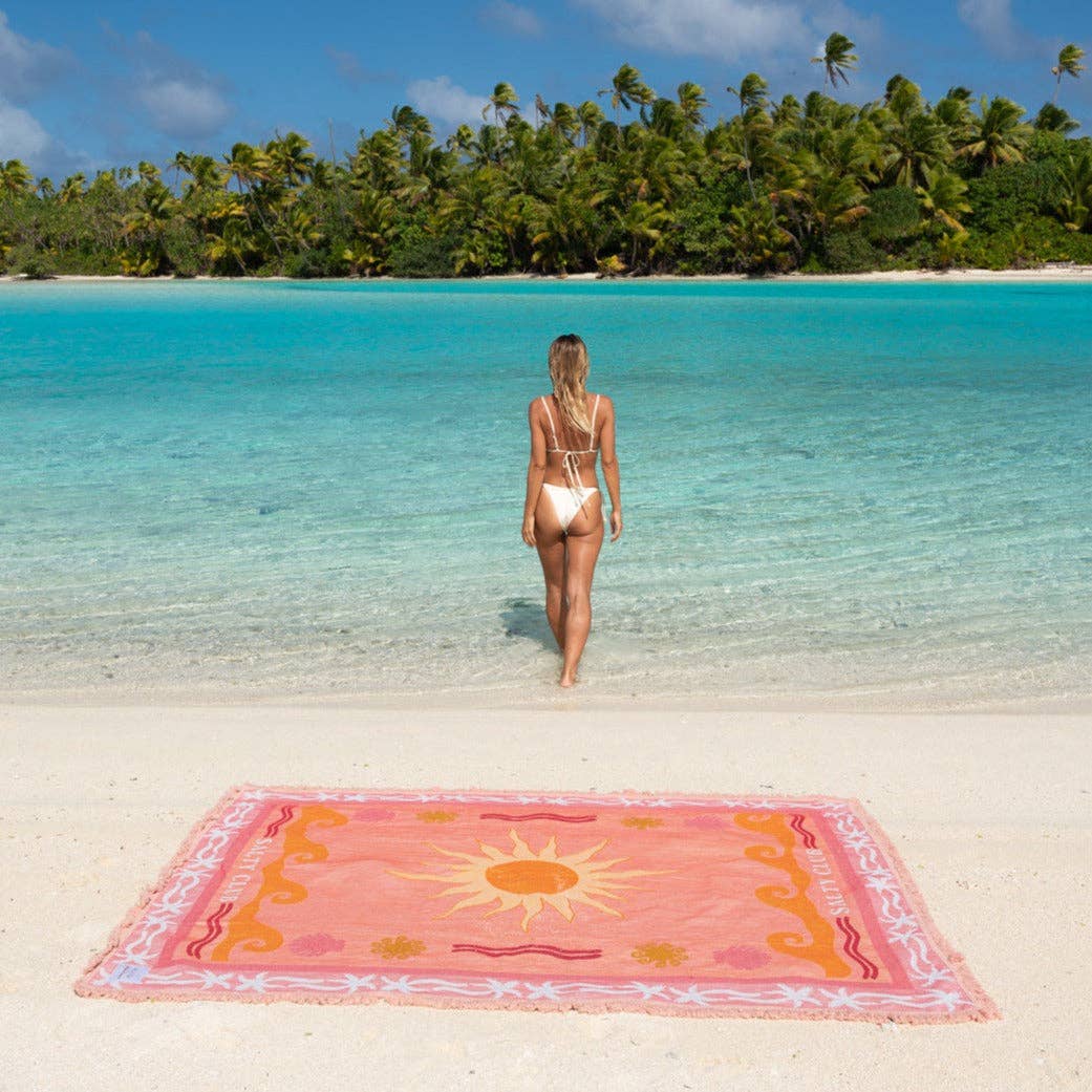 Sunni Scenes - Salty Luxe Travel Rug