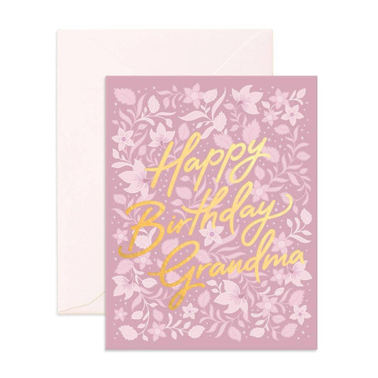 Fox & Fallow - Happy Birthday Grandma Greeting Card