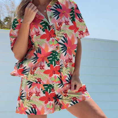 Nala By Joop & Gypsy Shirt & Shorts Set - XMAS Tropical