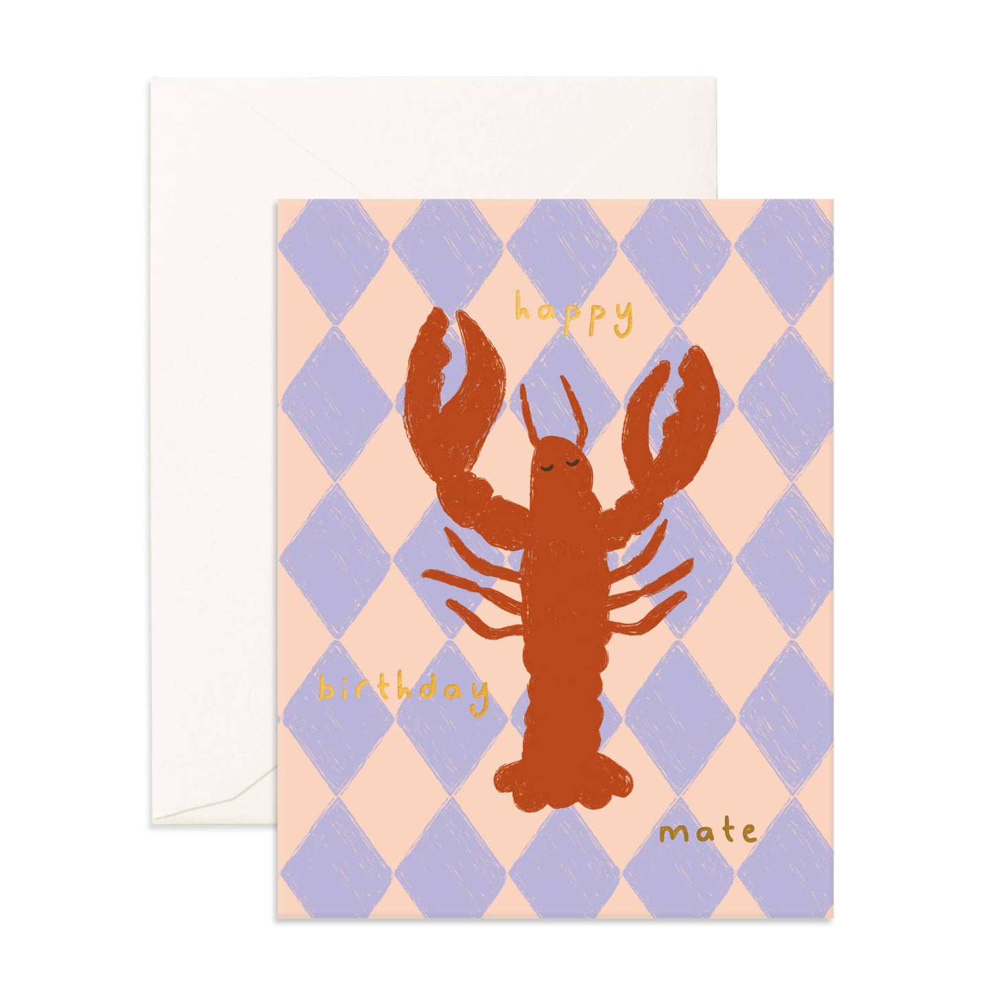 Fox & Fallow - Birthday Mate Lobster Greeting Card