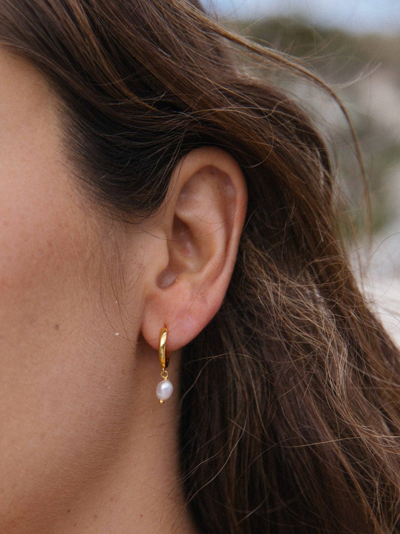 Cora Hoops in 18k Gold | Malakai the Label