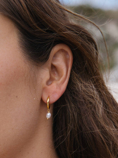 Cora Hoops in 18k Gold | Malakai the Label