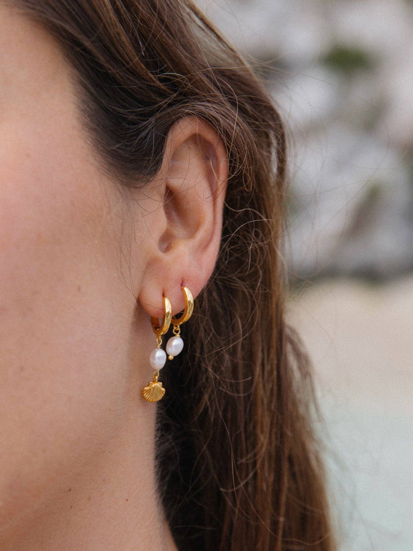 Cora Hoops in 18k Gold | Malakai the Label