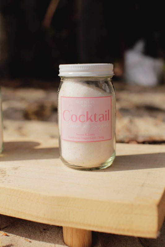 Finger Lime/Sugar | Sunday Sips