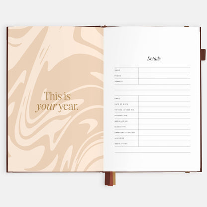 Fox & Fallow - 2026 Chocolate A5 Vertical Planner