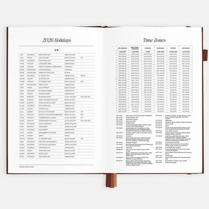 Fox & Fallow - 2026 Chocolate A5 Vertical Planner