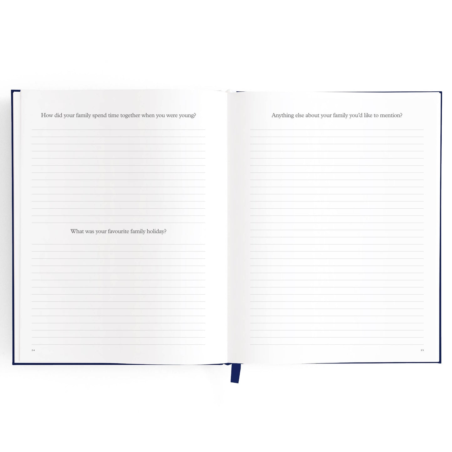 This Is My Story Memoir Journal Navy | Fox & Fallow