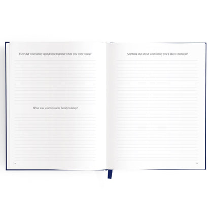 This Is My Story Memoir Journal Navy | Fox & Fallow