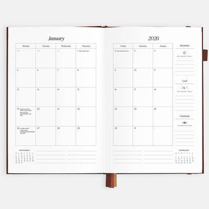 Fox & Fallow - 2026 Chocolate A5 Vertical Planner