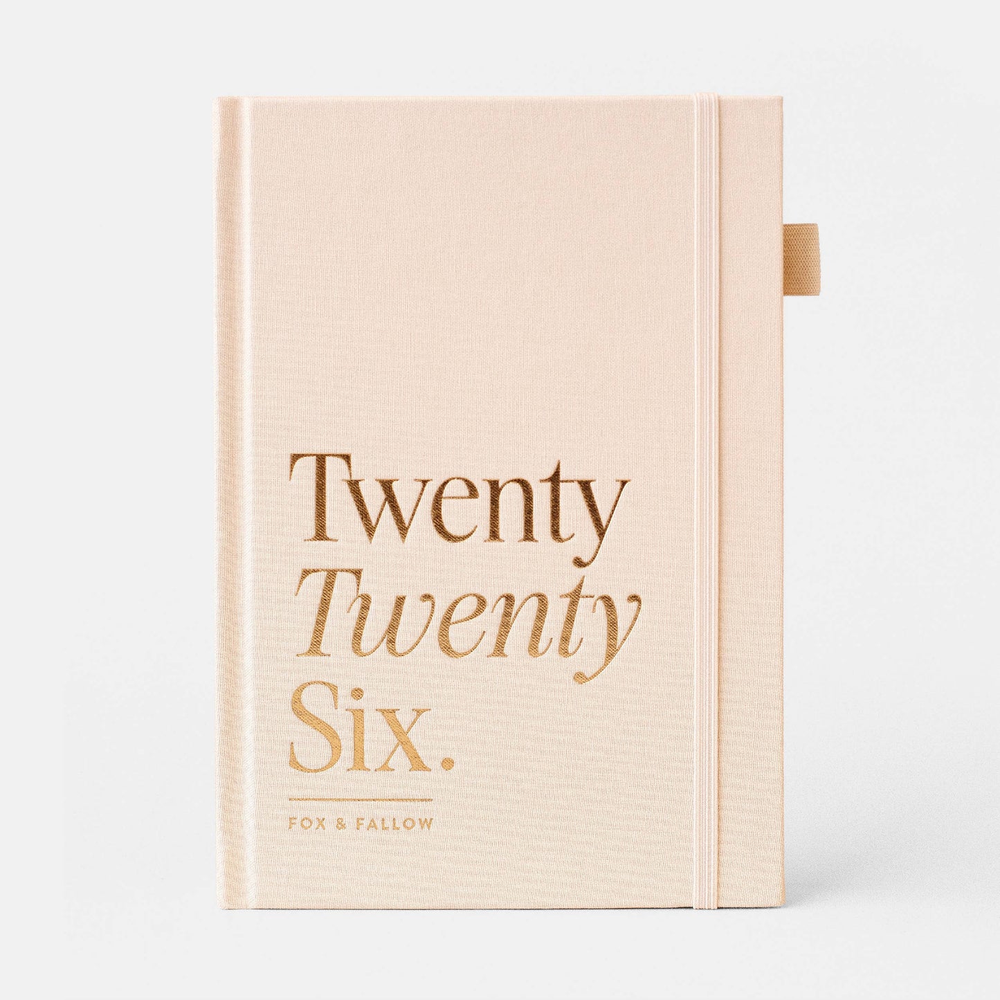 2026 Creme A5 Vertical Planner | Fox & Fallow