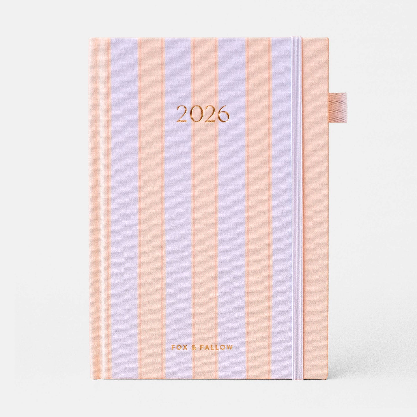 Fox & Fallow - 2026 Powder Stripe A5 Academic Vertical Planner