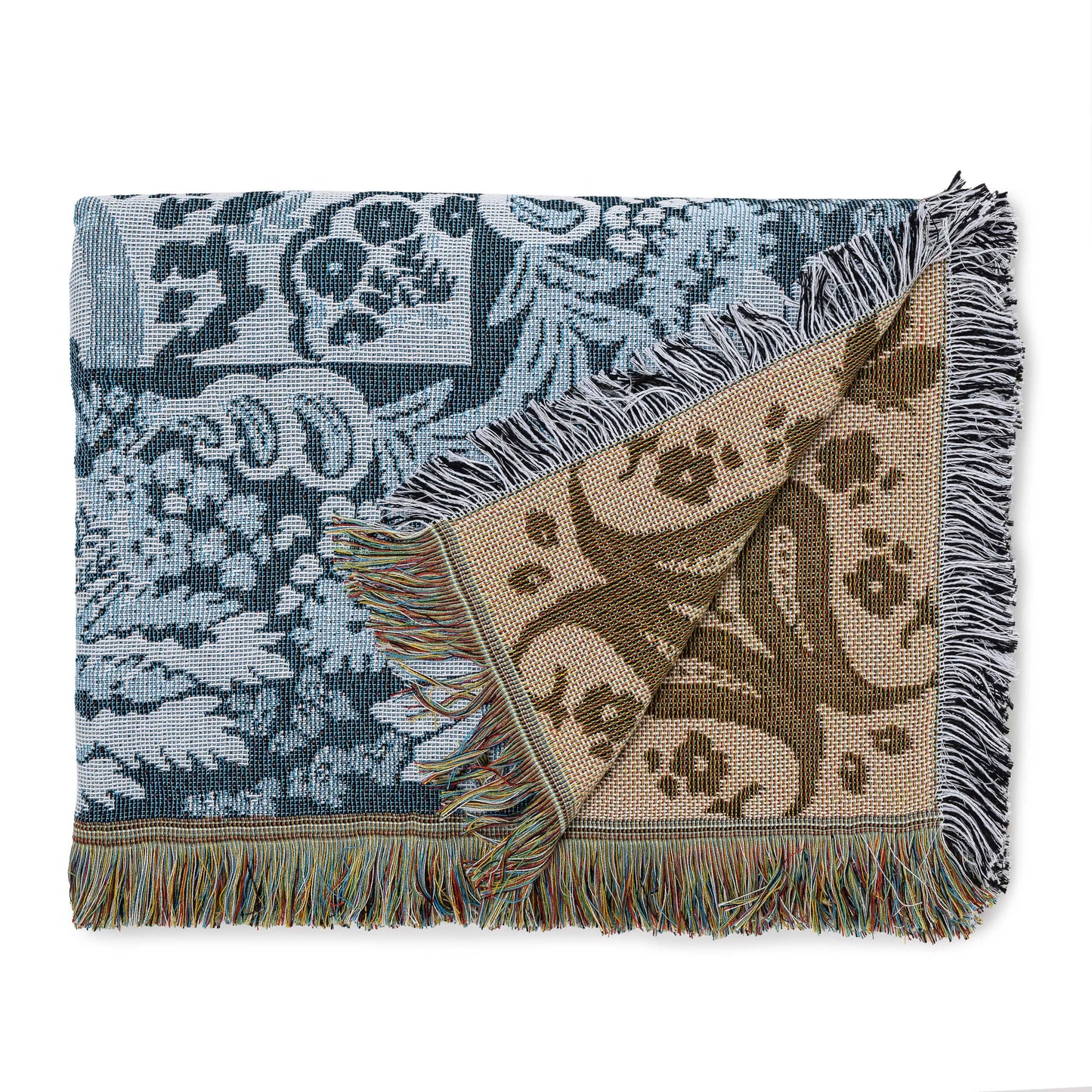 ‘Yesterday' Woven Picnic Rug/Throw: Regular 130x160cm | HENDEER