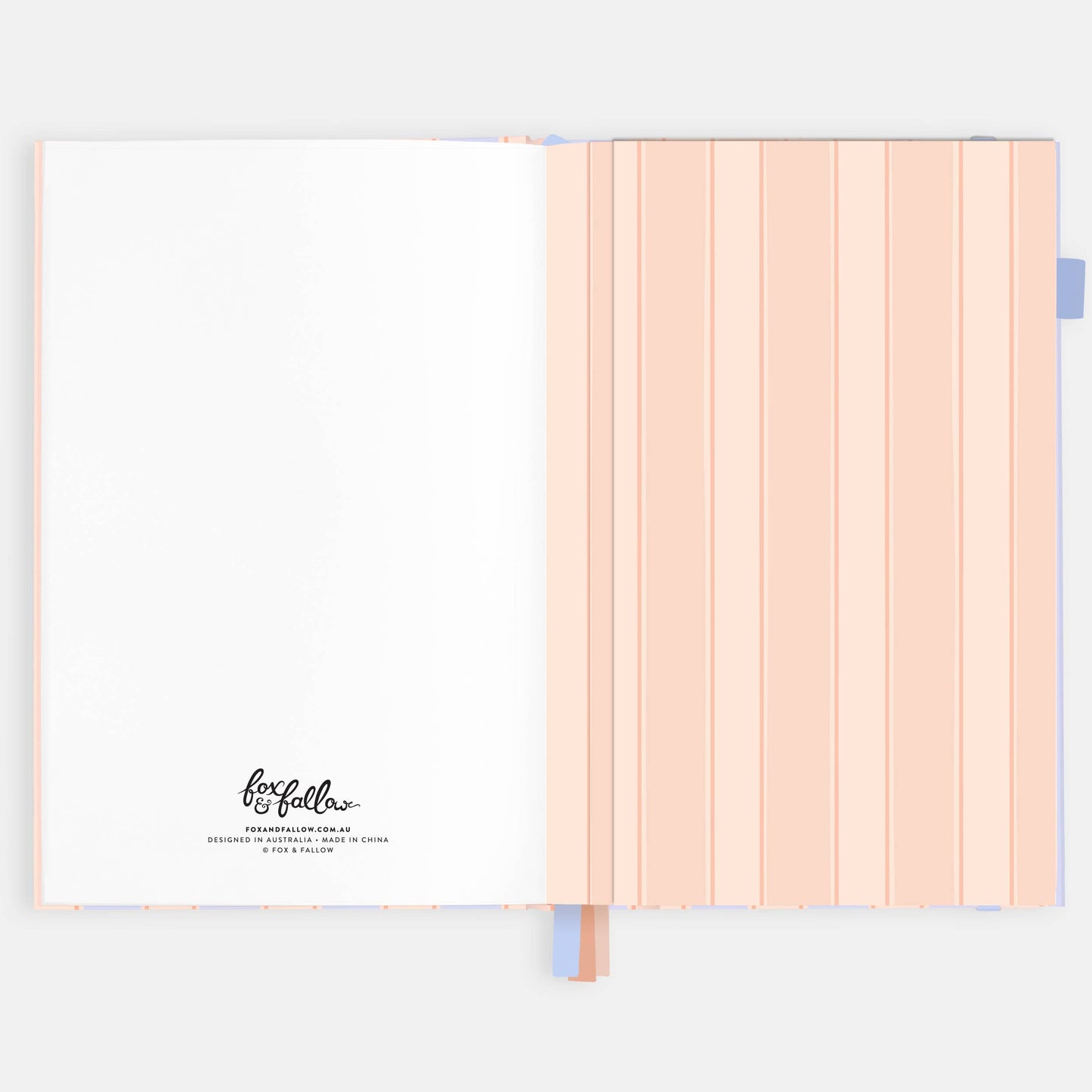 Fox & Fallow - 2026 Powder Stripe A5 Academic Vertical Planner