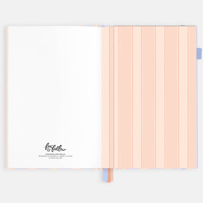 Fox & Fallow - 2026 Powder Stripe A5 Academic Vertical Planner