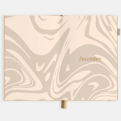Fox & Fallow - 2026 Taupe A5 Horizontal Planner