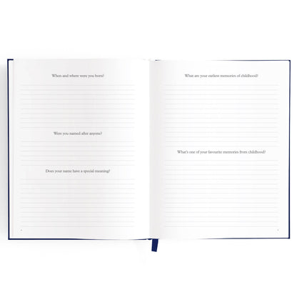 This Is My Story Memoir Journal Navy | Fox & Fallow