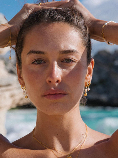Cora Hoops in 18k Gold | Malakai the Label