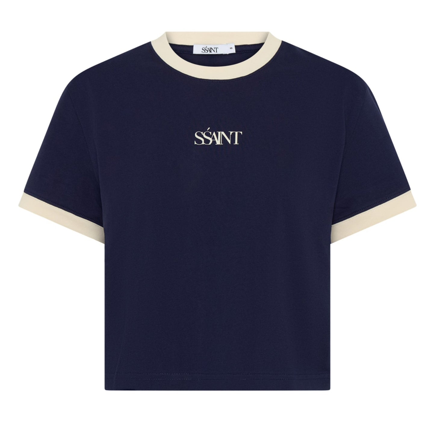 SŚAINT Logo Baby Tee - Navy