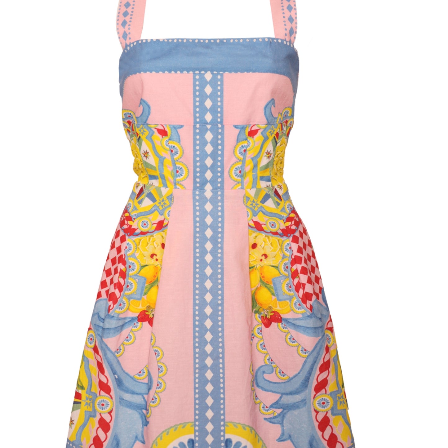 Summer Mini Dress - Pink Sicily