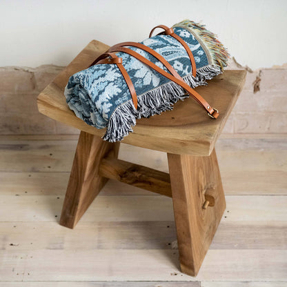 ‘Yesterday' Woven Picnic Rug/Throw: Regular 130x160cm | HENDEER