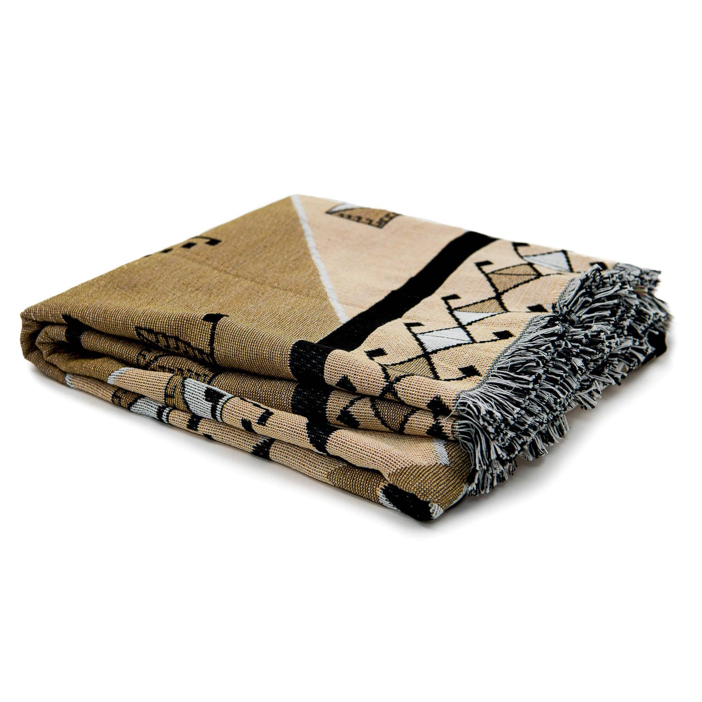 'Nowhere Man' Woven Picnic Rug/Throw: Large 170x200cm | HENDEER