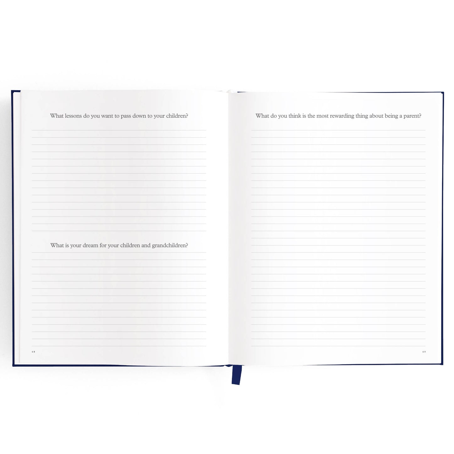 This Is My Story Memoir Journal Navy | Fox & Fallow