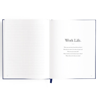 This Is My Story Memoir Journal Navy | Fox & Fallow